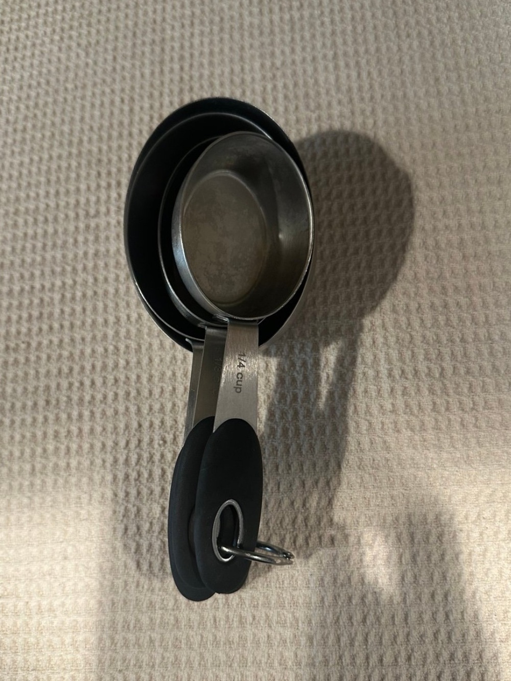 Oneida Stainless Steel Measuring Cups Set Kitchen Baking Measuring Tools - Picture 3 of 3